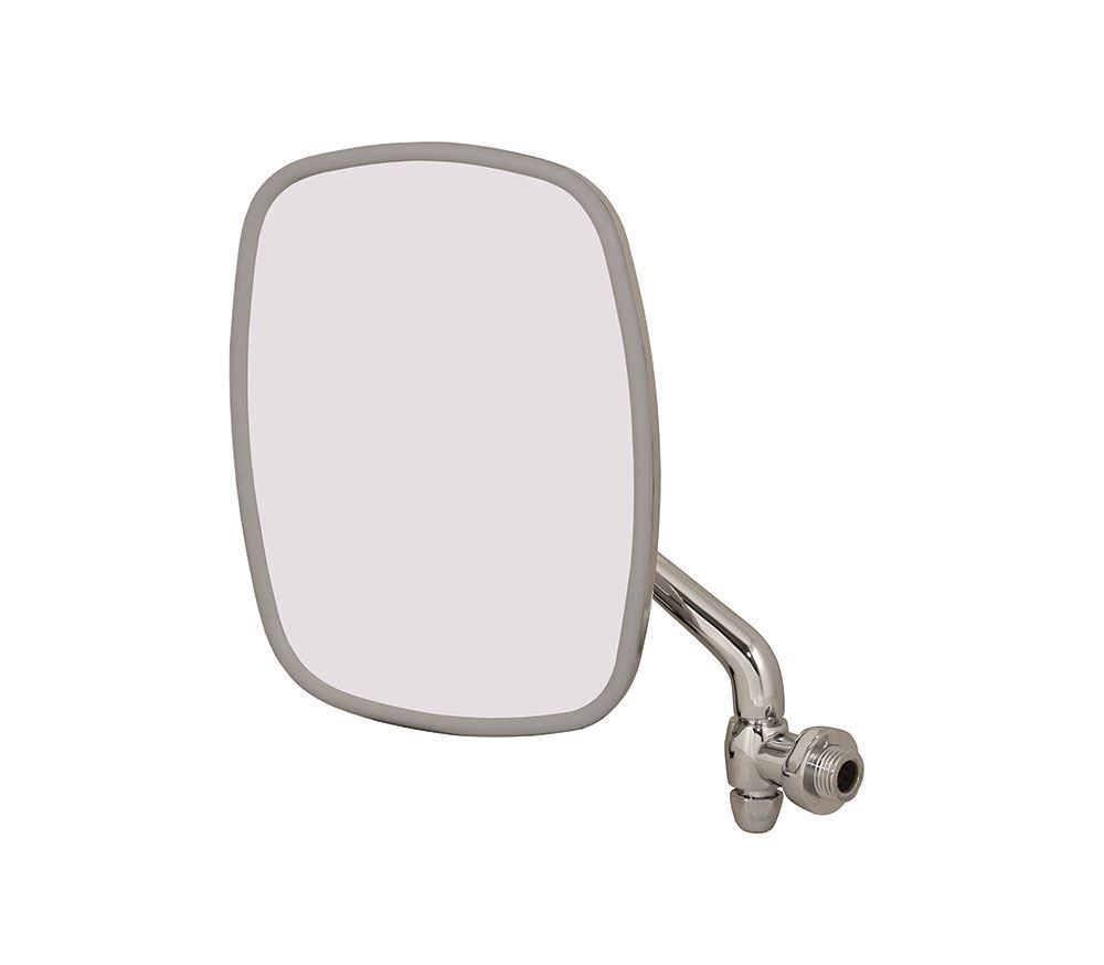 VW T2 Bay 1967-79 Stainless Steel Door Wing Mirror Nearside Left 211857513F