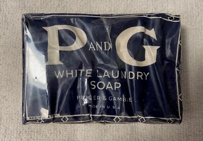 Vintage P and G White Laundry Soap - Procter & Gamble - Made In USA 