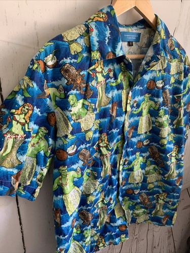 iguana hawaiian shirt