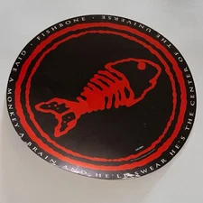 Fishbone Give A Monkey A Brain Promo Poster Round Columbia Records Ska Rock Funk