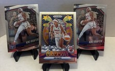 2025 WNBA Prizm Kiki Iriafen 🔥Groovy Rookie Insert (+2) Base Washington Mystics