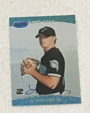 Certified Bowman's Best First Year 2004 Logan Kensing Florida Marlins Autograph