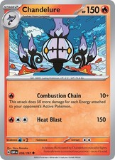 Chandelure Pokemon SV03: Obsidian Flames 038/197 NM