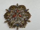 Vintage Signed Emmons "Persian Treasure" (early 1960s) Brooch & Earrings Set — photo 3