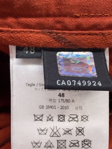 FENDI/Straight Pants/Size 48/Cotton/ORN/Solid/fb0198HRK thumbnail 5