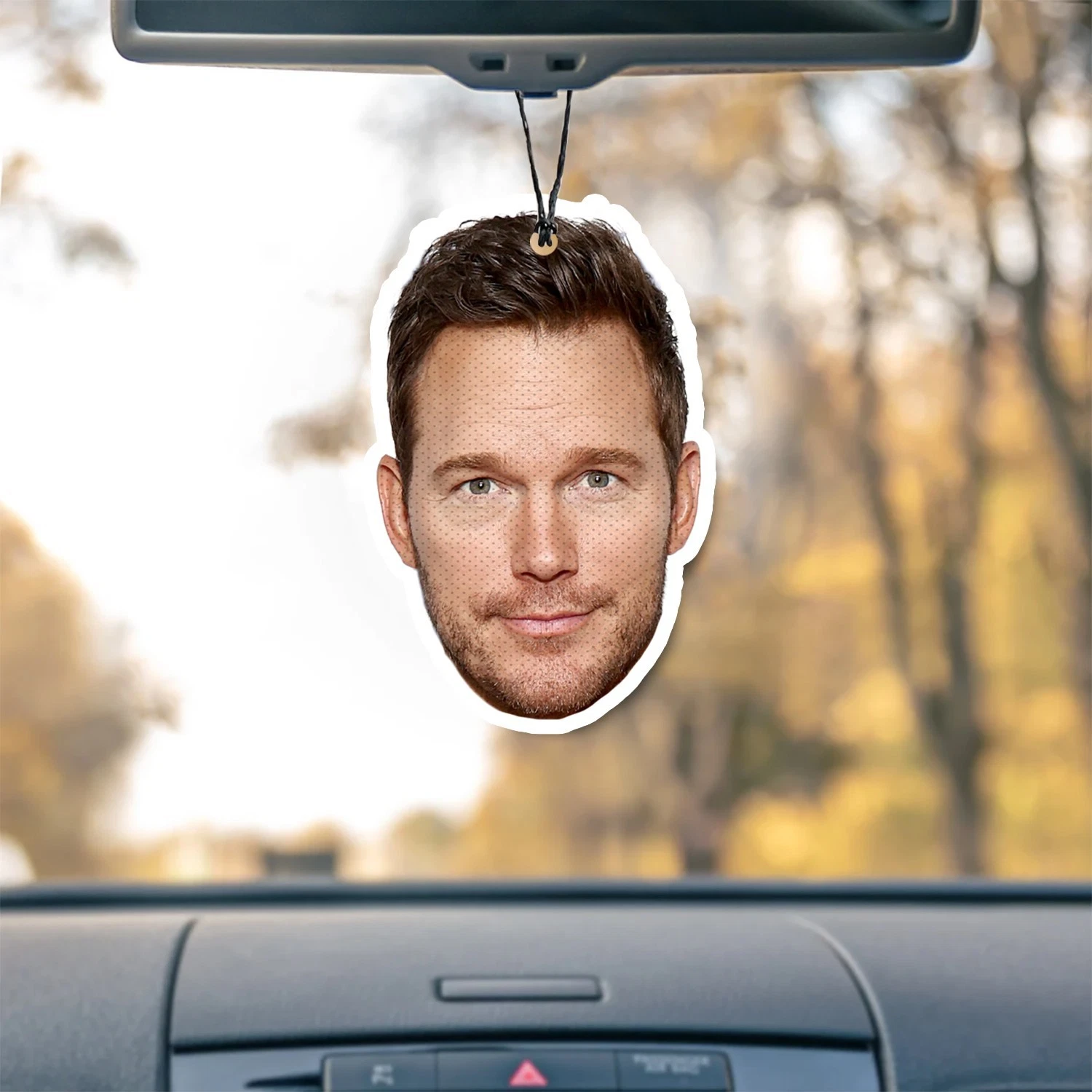 Chris Pratt Unscented Hanging Car Air Freshener Freshie
