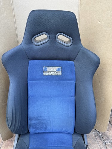 SUBARU IMPREZA WRX STI RARE DRIVER SIDE RECARO SEAT COMPLETE WITH RAILS - Picture 3 of 7