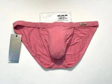 Andrew Christian - Size M  Low-Rise Bamboo Blend String Bikini Brief - Rose Pink