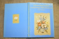 Book painting on farmhouse furniture farmhouse painting furniture painting wood painting GDR 1985