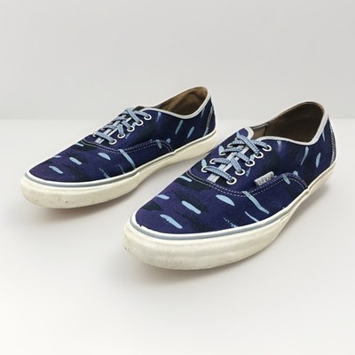 Vans Vault Two Thirds Men's Sneaker Shoes Size 12 Blue Low Top Lace Up Supreme