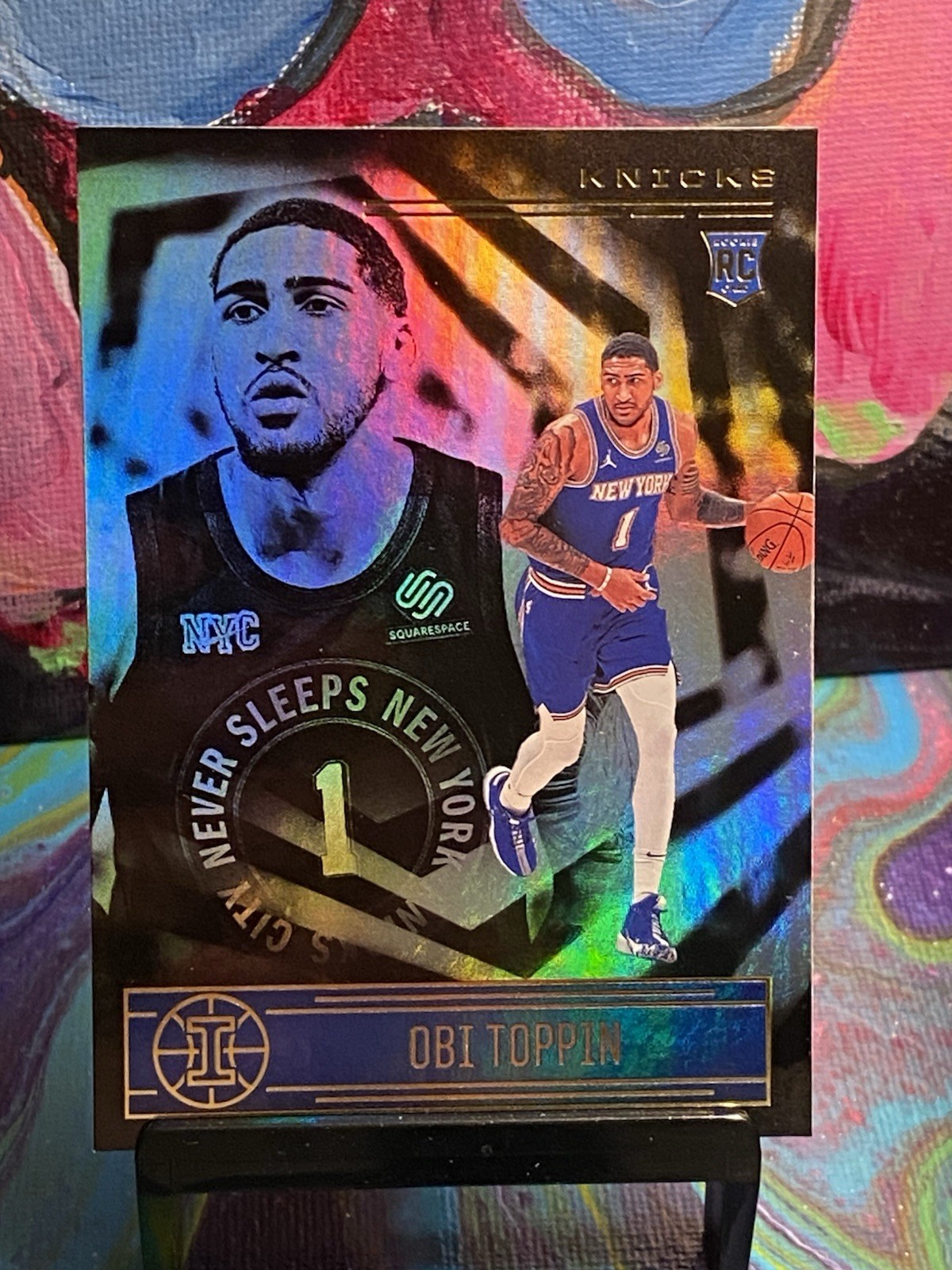 2020-21 Panini Illusions - Rookies Obi Toppin #176 (RC) New York Knicks