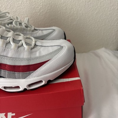 Nike Air Max 95 Essential White Varsity Red Size 13 black  display picture 3