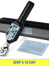 GOYOJO Digital Torque Wrench, 60Nm&44.25 ft/lb High-Precision 3/8-Inch Drive, Pr