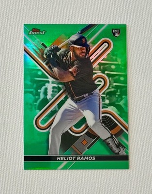 2022 Topps Finest /99 Heliot Ramos #82 Green Refractor SP REF RC Rookie ‘22
