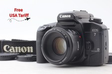  Top MINT w/ Strap Canon EOS 7 SLR Film Camera EF 50mm f/1.8 II Lens From JAPAN