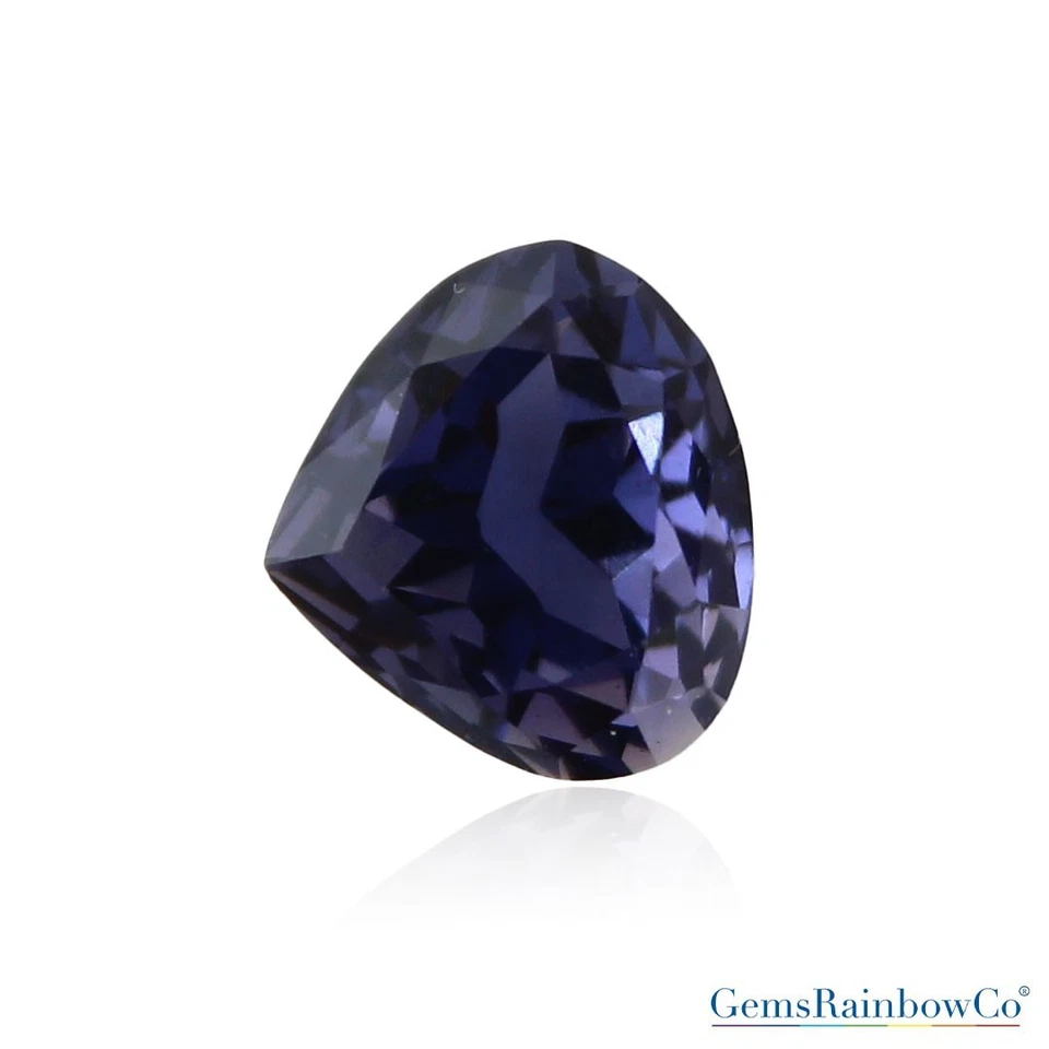 Natural Iolite Heart Shape Gemstone Blue Gemstone 10mm For Jewellery Making... - Image 3 of 4