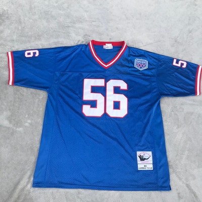 Mitchell Ness Lawrence Taylor Super Bowl XXV NY Giants Jersey Size 56 1990