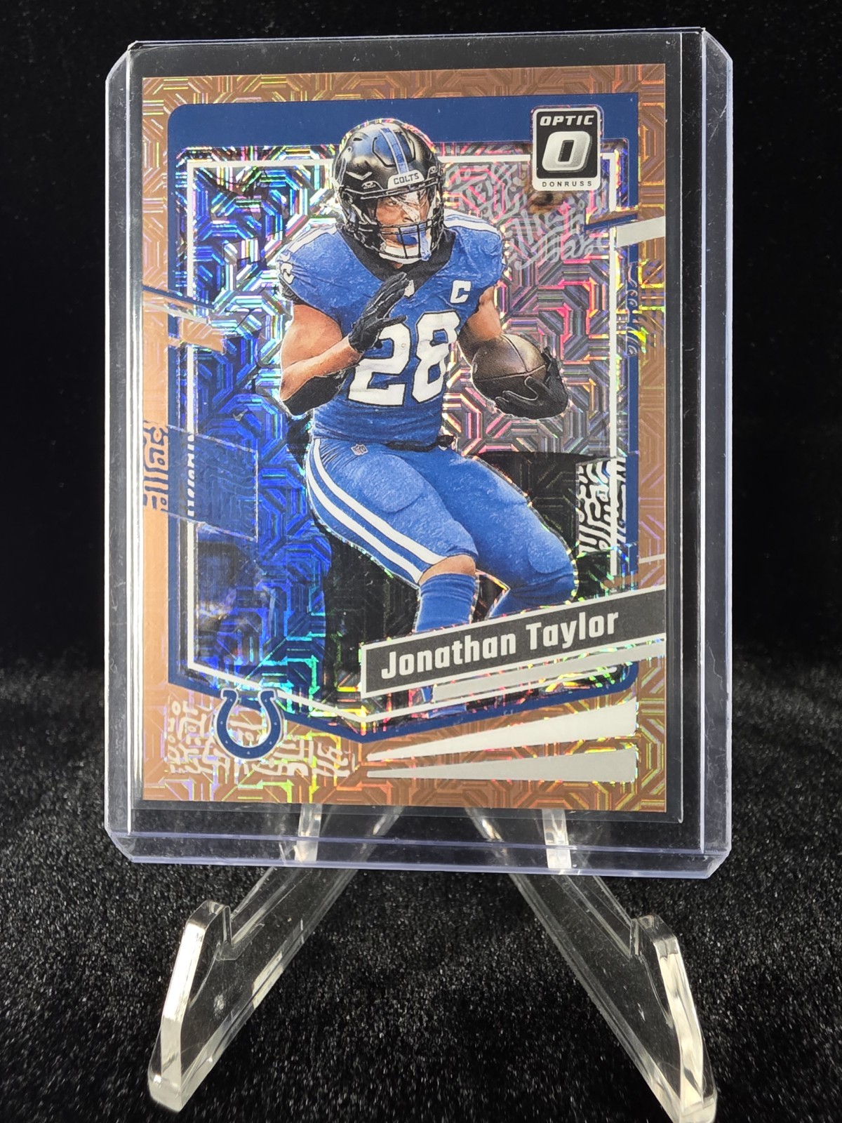 Jonathan Taylor #78 Bronze Mojo 10/35 - 2023 Donruss Optic - Indianapolis Colts