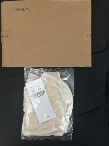 HSIA Minimizer BH ungefüttert ungepolstert transparent Bügel Damen 38D Nude Neu - Bild 2 von 5