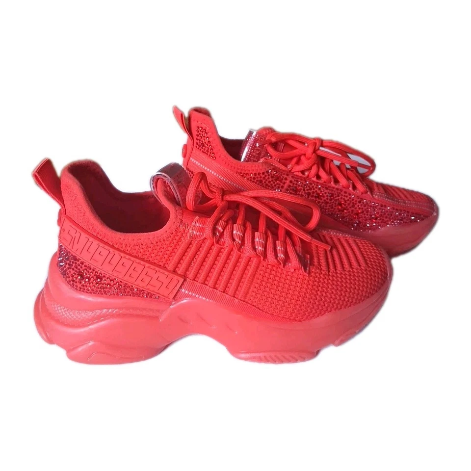 Steve Madden Women's Maxima Fancy Embellished Rhinestone Fashion Sneaker Sz 6M - Image 3 of 4