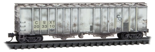 Tolva cubierta Micro-Trains MTL escala N deslizamiento aéreo CSX árbol genealógico/C&O #203310 | Zustand: New