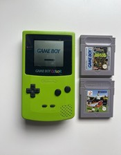 Game Boy Color Grün Kiwi mit 2 Spielen Ninja Turtles voll funktionsfähig