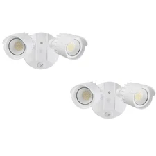 2 Pack LED Flood Lights Outdoor, 34W 3500LM Dusk to Dawn Dual-Head Flooflight...