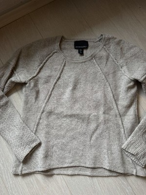 Cynthia Rowley crop Pullover beige Größe S