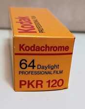 NOS Kodachrome 64 Professional PKR 120 Expire 03/1993 Sealed stored frozen
