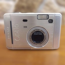 PENTAX Optio S40 Silver Compact Digital Camera Tested Working Seller Japan