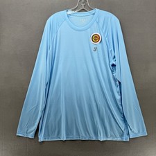 Rash Guard Sun Protection UPF 50 Performance T-Shirt Mens XL Blue Athletic NWT