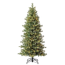 Member’s Mark 7' Slim Linden Fir Pre Lit Christmas Tree Free Shipping