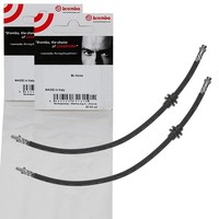 2X Brembo BremsschlÄUche Vorne Beidseitig Passend FÜR Renault Clio Modus