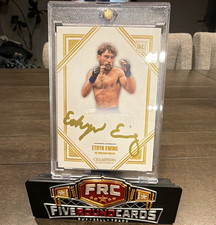 Colección Campeones 2024 UFC Autógrafo Ethyn Ewing Oro EE-A JSA Novato Oro