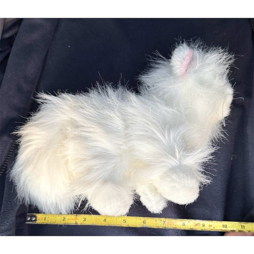 Webkinz Gatto Persiano Bianco HM110 Peluche Gattino Imbottito No Codice Ganz - Foto 10 di 10