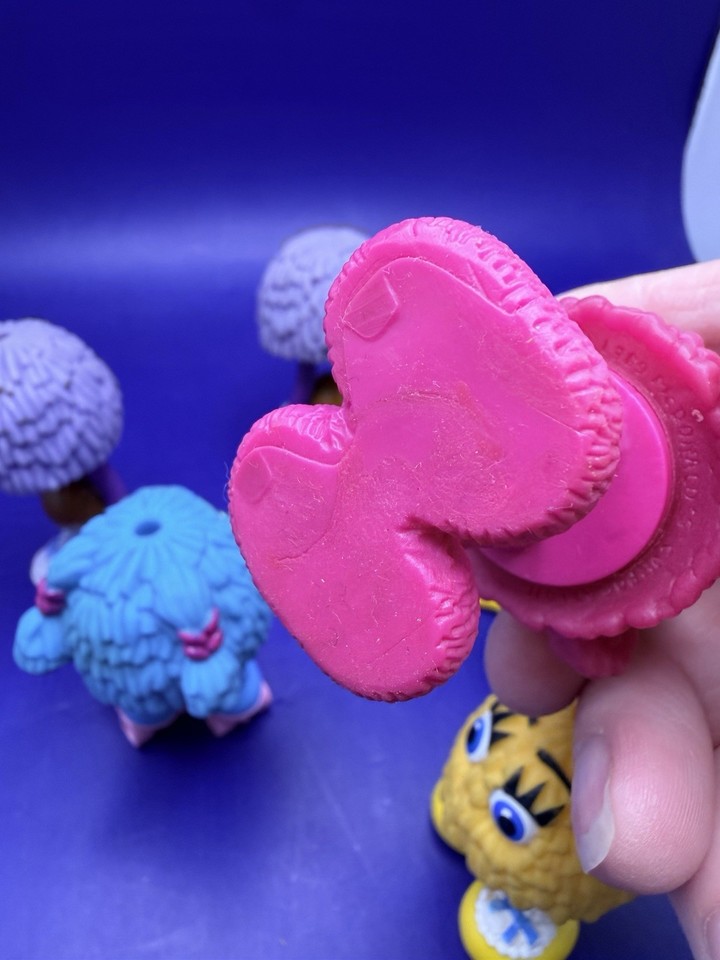 7 Vintage 80s 1989 McDonalds FUNNY FRY FRIENDS Guys Happy Meal Toy Lot ...
