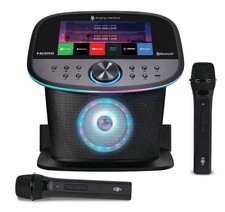 Singing Machine Pulse Premium Wi-Fi Karaoke System 10" Touchscreen Wireless Mics