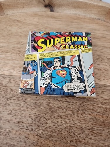 Limited Edition DC Comics ~ Wall Art Coaster Set ~Superman Set Of 4 In Box - Afbeelding 7 van 7