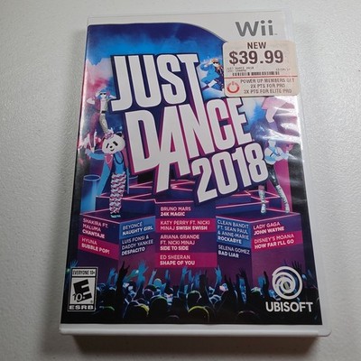 Just Dance 2018 (Nintendo Wii, 2017) Complete CIB Tested 