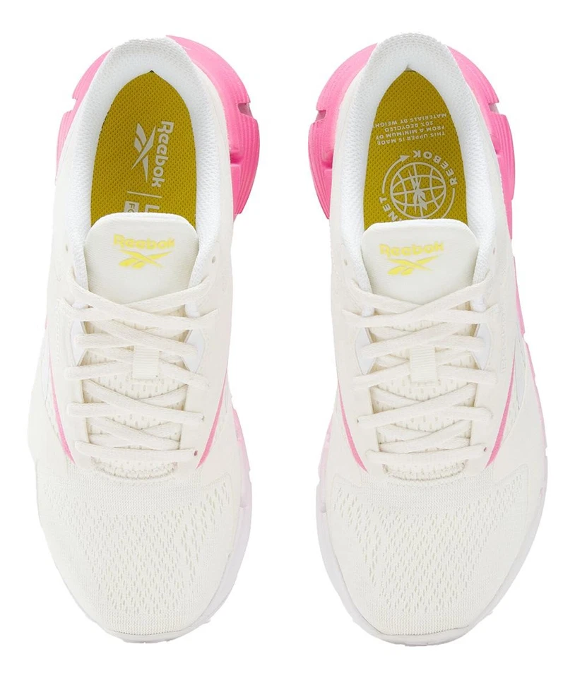 Reebok Women's ZIG DYNAMICA 5 [ White ] Running Shoes - 100210045 - Image 3 of 4