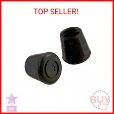 Shepherd 40 Pack Non-Slip Round Rubber Leg Tip Floor Protectors - 1" Inner Diame