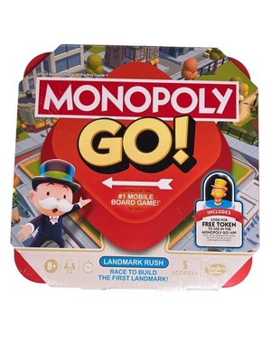 Monopoly GO! Board Game - Landmark Rush, Inspired by the #1 Mobile Board Game