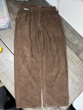 Empyre Brown Corduroy Skate Loose Fit Baggy Skater 32x30 Women  s Size 9