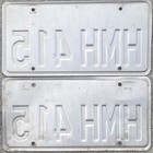 1983-1993 Washington License Plate Pair - Original Condition — photo 2