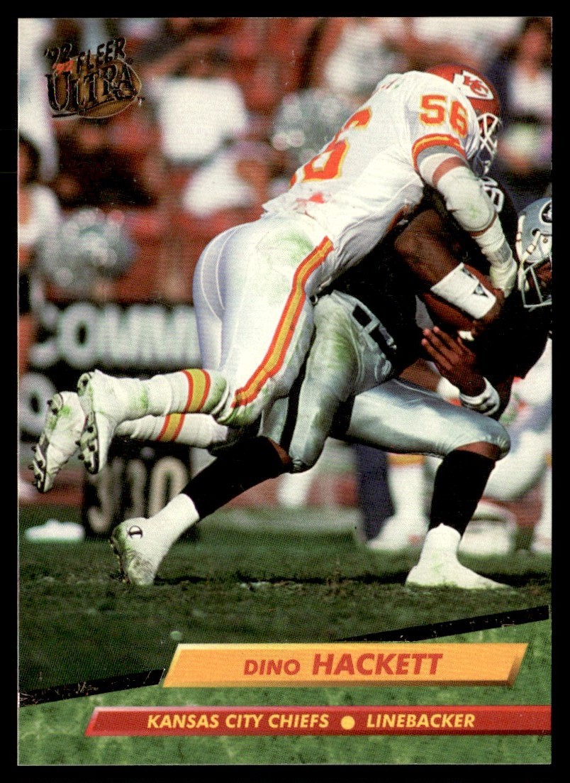 1992 Ultra Dino Hackett Kansas City Chiefs #170