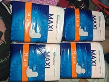 Family Wellness maxi overnight pads with wings 14 Count Lot Of 7