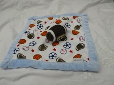 Carter's Sports Lovey Football Security Blanket Soft Infant Baby Crib Sleep Cute
