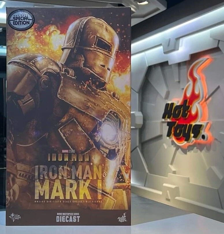 Hot Toys MMS605D40B Iron Man Mark I Special Edition Diecast 1/6