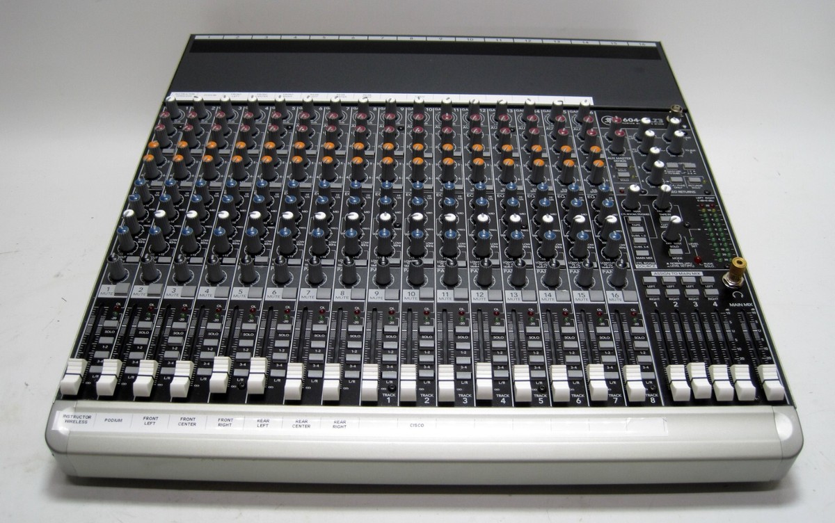 Mackie 1604-VLZ3 16-Channel 4-Bus Analog Audio Mixer XDR2 Pre