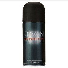 Jovan Satisfaction for Men Deodorant Spray 150mL Masculent Scent Musk Notes